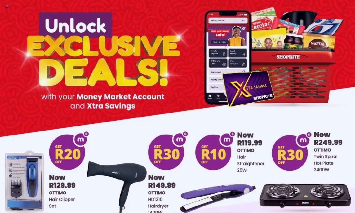 Shoprite Money Market Exclusive Deals 2025 Catalogue